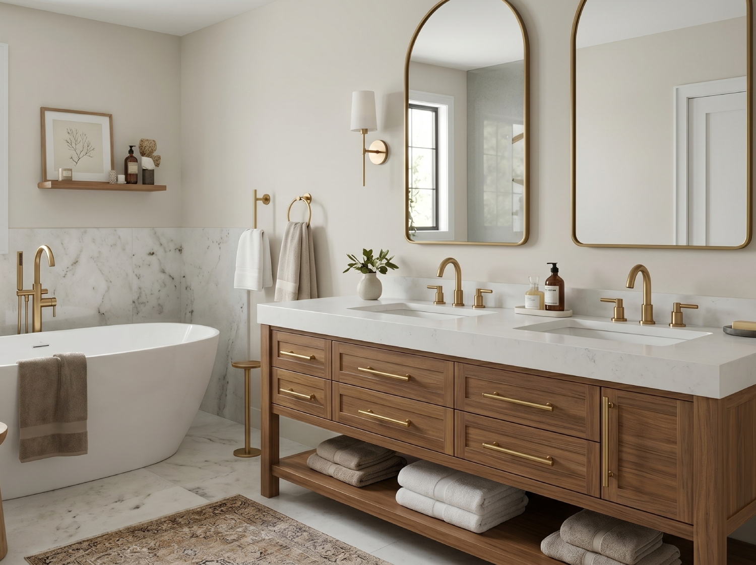 Modern bathroom interior design