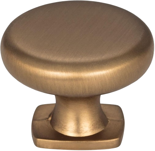 Belcastel 1 1-3/8" Diameter Mushroom Knob, Satin Bronze