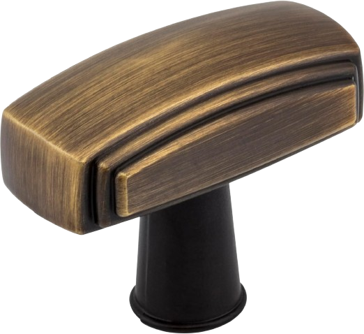 Delgado Knob, Brass/Antique Brass